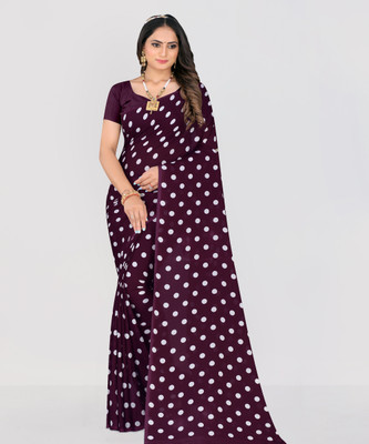 Leelavati Printed Daily Wear Georgette Saree(Purple)