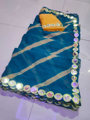 NeeLKANTH ENTERPRISE Printed Bandhani Chiffon Saree(Multicolor)