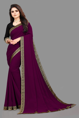Sangath Embroidered Bollywood Georgette Saree(Multicolor)