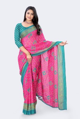 choice creation Self Design Daily Wear Georgette Saree(Pink)