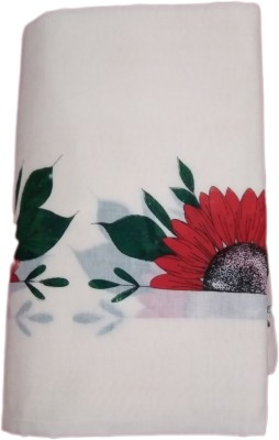 KUTHAMPULLY SETMUNDU Printed Mundum Neriyathum Pure Cotton Saree(White)