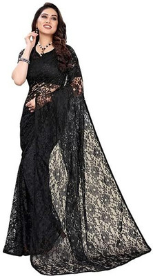 PALLAVI SINGH Embroidered Daily Wear Net Saree(Multicolor)