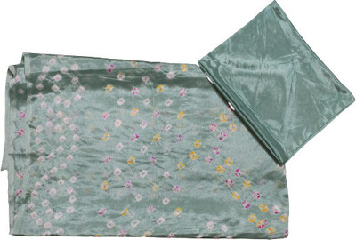 shrishivam Printed Daily Wear Art Silk, Cotton Silk Saree(Grey)