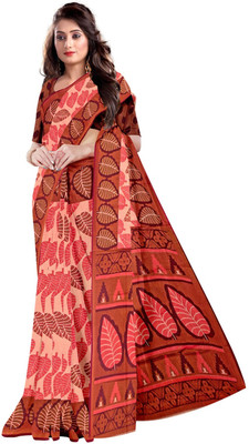 nirmal creation Printed Daily Wear Chiffon Saree(Multicolor)
