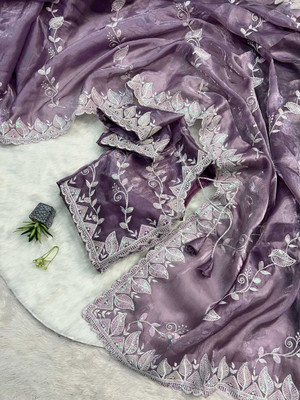 RUPAL CREATION Embroidered Bhagalpuri Silk Blend Saree(Pack of 2, Multicolor)