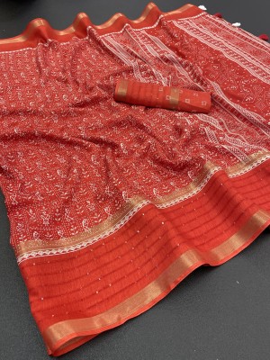 Adiyogi Enterprise Embellished Bollywood Silk Blend Saree(Maroon)