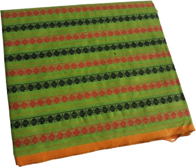 PME Woven Chettinadu Pure Cotton Saree(Green)