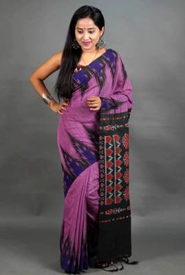BN Fashion Printed Sambalpuri Viscose Rayon Saree(Multicolor)