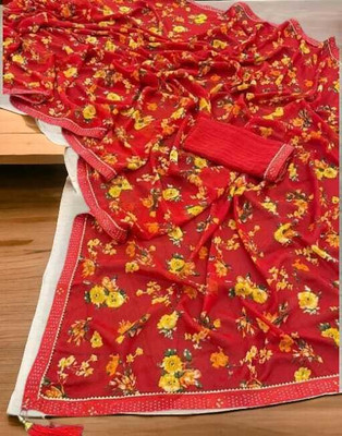 EVERYDAY CREATION Woven Banarasi Pure Silk Saree(Multicolor)