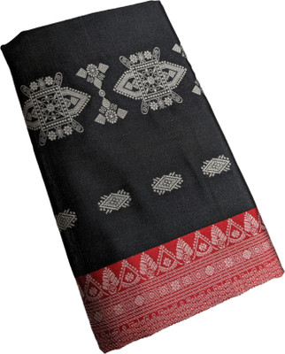 Sufia Trends Woven Sambalpuri Handloom Art Silk Saree(Blue)