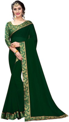 Reeta Fashion Printed Bollywood Georgette Saree(Green)