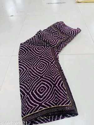 Shikha creation Printed Bandhani Georgette Saree(Multicolor)