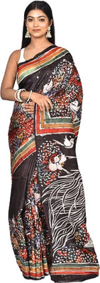 Ramshyam Collection Dyed Daily Wear Pure Silk Saree(Multicolor)