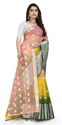 KOTHARI KS Embellished Bandhani Organza Saree(Multicolor)