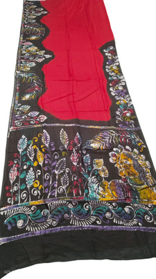 kalpana handloom Printed Handloom Pure Cotton Saree(Multicolor)