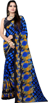 Leelavati Printed Daily Wear Georgette Saree(Multicolor)