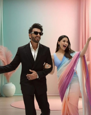 Jayu Dyed Daily Wear Georgette Saree(Light Blue)