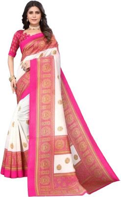 SVB Sarees Printed Daily Wear Art Silk Saree(Multicolor)