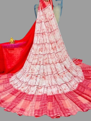 het designer studio Paisley Banarasi Jacquard, Art Silk Saree(Red)