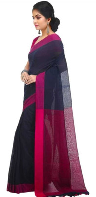 RMSCOLLECTION Self Design Handloom Pure Cotton Saree(Multicolor)