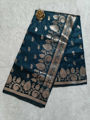 KALIPATRA Embellished Banarasi Art Silk Saree(Pink)