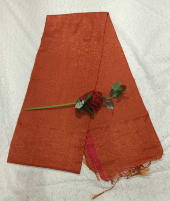PalEcommerce Self Design Handloom Cotton Blend Saree(Brown)