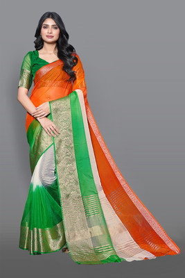Aarunika SKT Digital Print Bollywood Art Silk Saree(Multicolor)