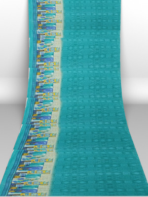 Sadhavi Printed Daily Wear Georgette Saree(Light Green)