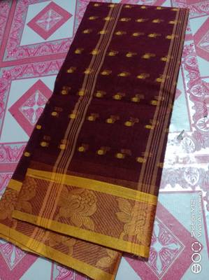 Jarna saree ghar Woven Tant Pure Cotton Saree Price History