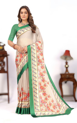 Rashmi Sarees Digital Print Bollywood Georgette Saree(Green)