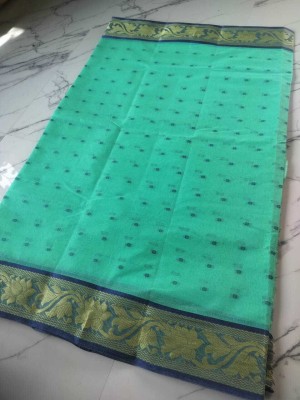 Piyafashion Self Design Tant Pure Cotton Saree(Multicolor)