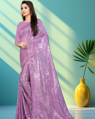 Jayu Embellished Bollywood Georgette Saree(Cream)