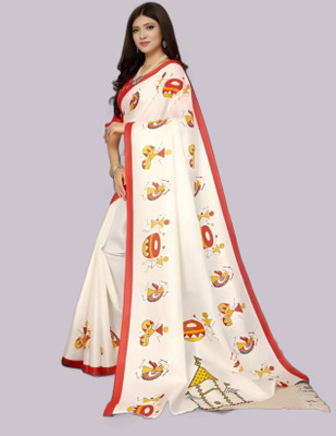 ShriLakshmis Woven Kanjivaram Pure Silk Saree(Multicolor)