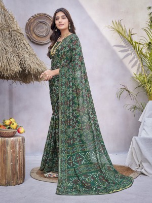 Divastri Woven, Self Design Bhagalpuri Cotton Silk Saree(Green)