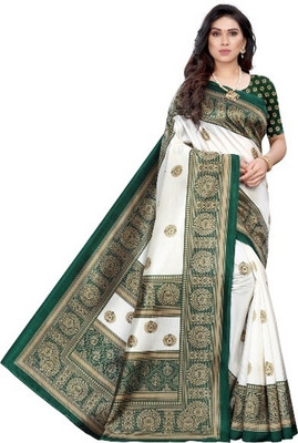 Saadhvi Self Design Daily Wear Lycra Blend Saree(Multicolor)