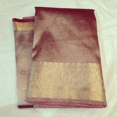 MT textiles Woven Banarasi Tissue Saree(Multicolor)