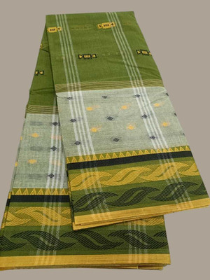 ssareehouse Self Design, Woven Tant Pure Cotton Saree(Grey)