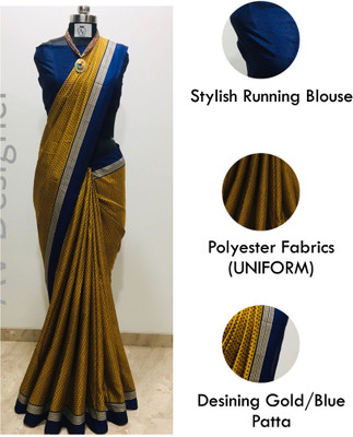 SimSim Trendz Printed Daily Wear Polyester Saree(Cream, Red)