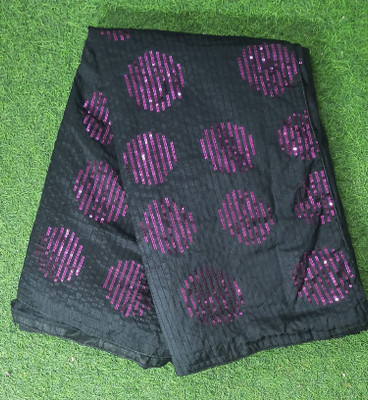 KV Fashion Embellished Bollywood Georgette Saree(Purple)