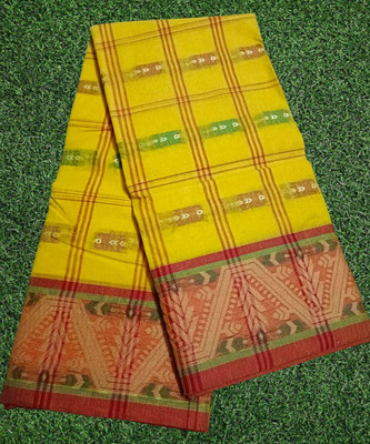 BMSaree Printed Tant Pure Cotton Saree(Multicolor)