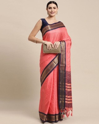 KSNDVTrendz Digital Print Bollywood Cotton Silk Saree(Pink)