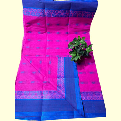 Tm taant saree Self Design Tant Pure Cotton Saree(Green)
