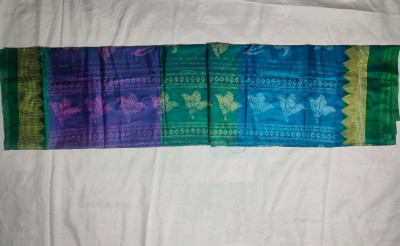 AD COLLECTIONS Digital Print Murshidabad Pure Silk Saree(Multicolor)