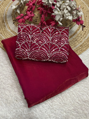 sarify creation Embellished Bollywood Organza Saree(Multicolor)