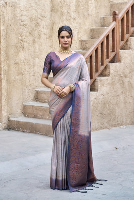 Shreesai Embroidered Bollywood Georgette Saree(Grey)