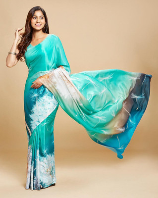 APERA Printed Bollywood Art Silk Saree(Blue)