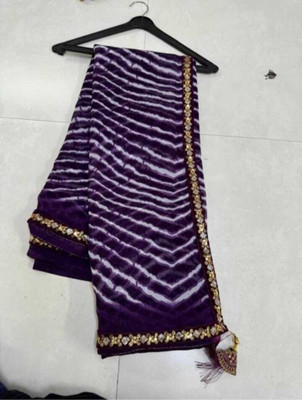 harshit designer Printed Daily Wear Georgette Saree(Multicolor)