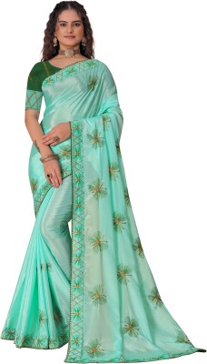 Shilpa Fashion Self Design Bollywood Art Silk Saree(Light Green)