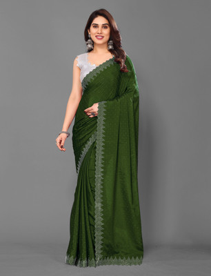 monoria Self Design Bollywood Art Silk Saree(Multicolor)