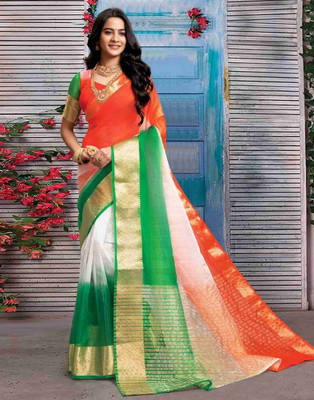 Aarunika SKT Digital Print Bollywood Art Silk Saree(Multicolor)